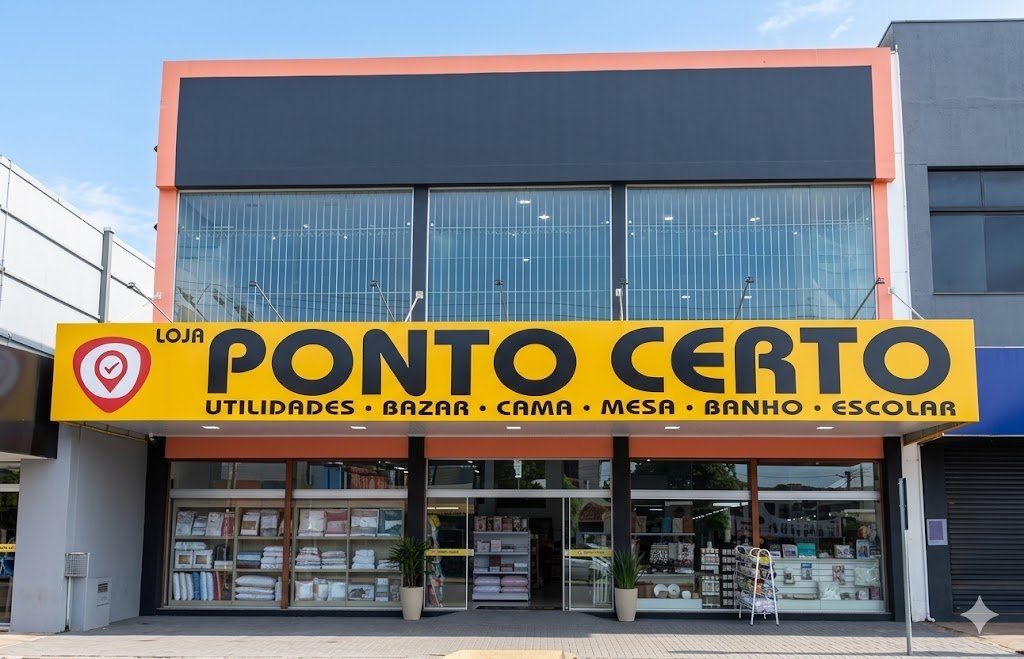 Fachada da loja Ponto Certo
